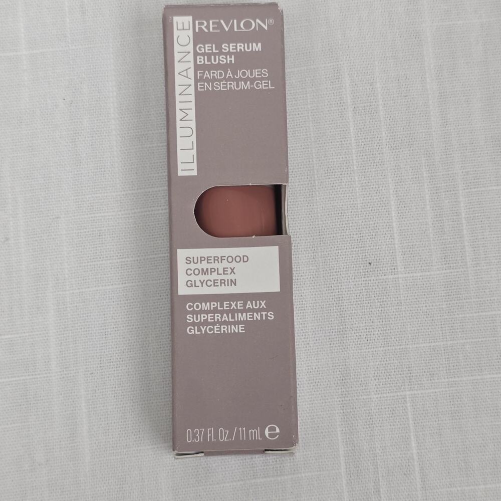 Revlon Illuminance Gel Serum Blush 110 Enchanting Mauve 0.37 Oz New In Box